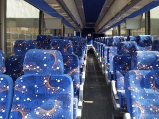 Coach Bus Interior View
