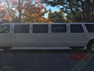 Side view of Stretched Limo